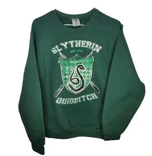 Harry Potter Slytherin Sweatshirt Sz Small thumbnail 1