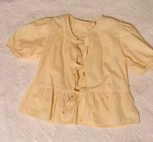 Sim Sam & Top Yellow Puff Sleeve thumbnail 1