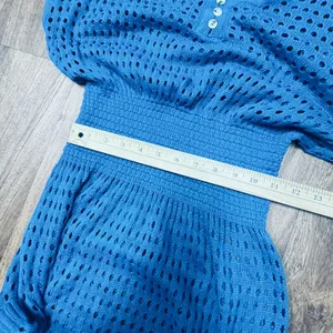Calvin Klein Turquoise Womens Crochet Knit Dress Swim‎ Cover-Up Size Small thumbnail 8