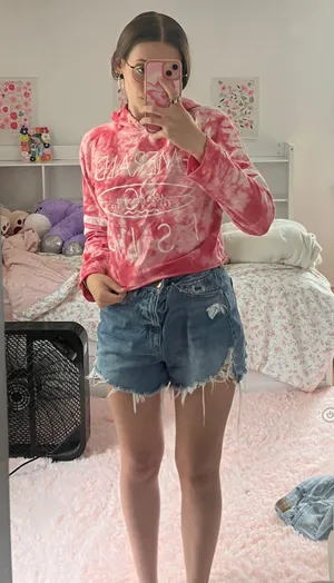 Exist Tie Dye Pink Hoodie thumbnail 1