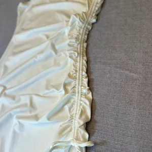 White Ruched Dress Size‎ Large thumbnail 9