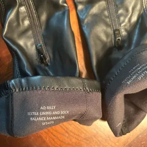 Aqua Black Block  Sock Boots(Size 8) thumbnail 9