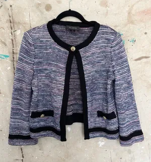 St John Tweed Cropped Blazer thumbnail 1
