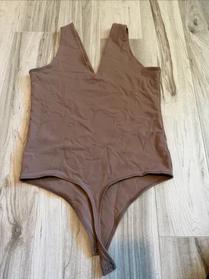 Abercrombie & Fitch Soft A&F Collection Bodysuit Tank Size Large thumbnail 3