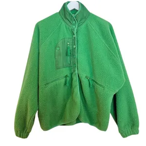 Amazon green oversized zip front fleece size M thumbnail 7