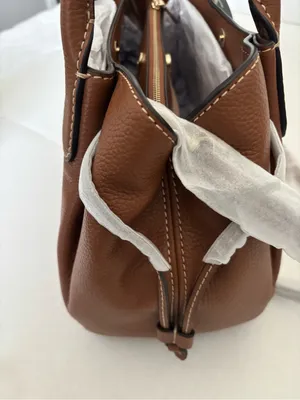 New kate spade New York Large Brown Dumpling Pebble Leather Satchel thumbnail 10