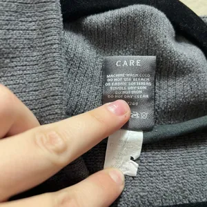 REI Sweater Heather Gray Shawl Collar Long Sleeve Pullover Fleece Sz M thumbnail 10