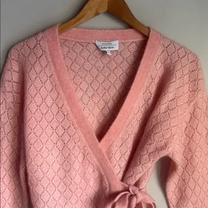 NEW & OTHER STORIES Pointelle Knit Wrap Cardigan Small thumbnail 3