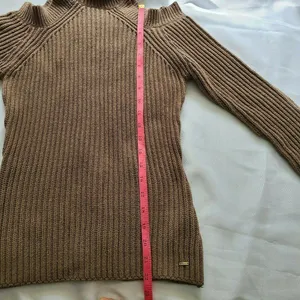 Guess‎ Small Brown Cold Shoulder Pullover thumbnail 4
