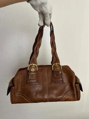 COACH Vintage Leather Shoulder Bag with dustbag thumbnail 2