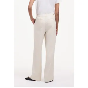 Madewell Pants Women's 8 Slouchy Straight Drapey Twill Muted Stone New #CCC9-9 thumbnail 2