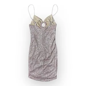 Revolve Saints + Secrets Rose Gold Sequined‎ Mini Dress Size S thumbnail 3