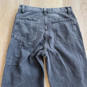 Free People We The Free Grey Baggy Denim Jeans thumbnail 6