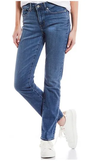 Levi’s Classic Straight Mid Rise Jeans Size 28. Inseam 30in. thumbnail 1