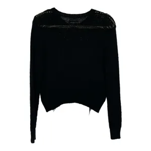 L.A. Hearts Black Knit Sweater w/ Fringe thumbnail 3