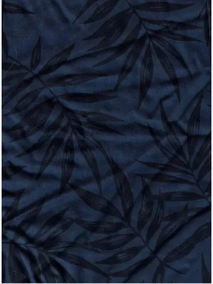 Orvis Blue Navy Leaf Print Jogger Pants M (~18” Waist) NWT thumbnail 3