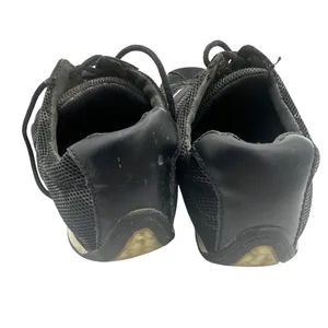 Coach Size 6 Black Monogram Sneakers Mesh Leather Trim Lace-Up Casual Shoes thumbnail 6