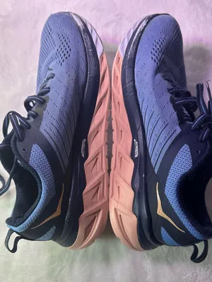 Hoka Arahi 3 Blue Navy Pink Women's Running Shoe thumbnail 12