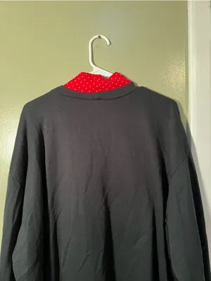 Vintage Basic Editions Womens Mock Neck Sweatshirt Black Bear Honey You're Sweet thumbnail 6