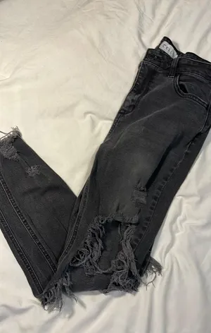 Cello Jeans Distressed Black Denim Jeans thumbnail 1