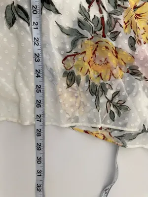 Maurices White Floral Swiss Clip Dot Kimono Multi Pastel Open Front thumbnail 8