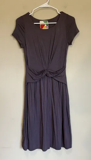 Fervour A Whole New Whorl Dress Modcloth Purple‎ XS thumbnail 1
