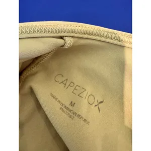 Capezio Bodysuit Leotard Camisole Women M Nude Stretch Minimalist Balletcore‎ thumbnail 2