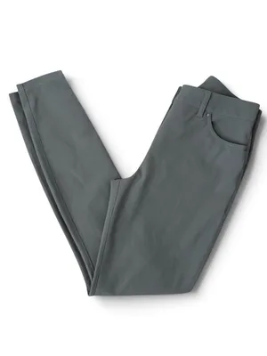 Lululemon City Sleek Slim-Fit 5 Pocket High-Rise Pant in Grey Sage Size 28 thumbnail 2