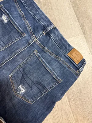 American eagle curvy hi rise shortie denim shorts thumbnail 6