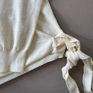 Meli Basic Tie Waist Wrap Sweater thumbnail 6