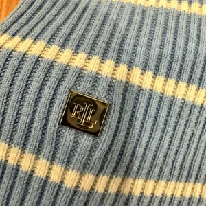 lauren ralph lauren sweater Ribbed Boat Neck Striped Women’s Size XL Bl…​ thumbnail 2