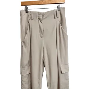 Babaton Aritzia Beige Wool Cargo Trousers Women's‎ pants size 8 thumbnail 2