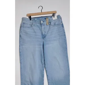 NWT!! J. CREW '96 Slim Wide Jeans Synniva Wash Denim High Rise Waist Size 33 thumbnail 3