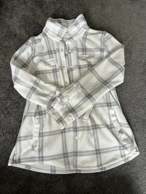 Fleece Flannel White Size XL thumbnail 2