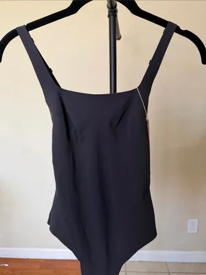 Skims NAKED SCOOP BRIEF BODYSUIT Color: Onyx NWT XXS thumbnail 3