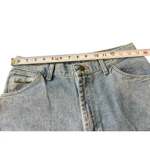 VTG Wrangler Med Wash High Waist Mom Jeans 90s 12 X 34 thumbnail 12