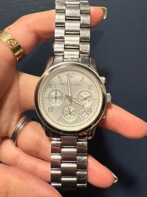Michael Kors Silver Chronograph Timepiece thumbnail 1