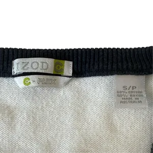 IZOD C-Flex Preppy Sleeveless Argyle Sweater Vest Size Small Tennis Prep Golf thumbnail 6