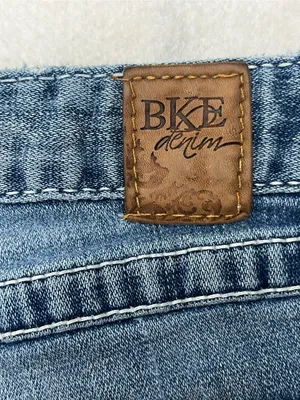 BKE Kate Boot Womens Medium Wash Stretch Bootcut Distressed Denim Jeans 30x33.5 thumbnail 12