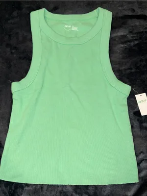 Aerie Free Spirit Ribbed Tank Top Size Medium New with tag thumbnail 3