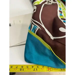 NWT Donna Morgan Silk Paisley Dress Brown Turquoise Boho Midi Size 8 thumbnail 8