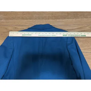 PENDELTON Blazer Jacket Women Size 12 Blue‎ 100% Virgin Wool Made In USA Vintage thumbnail 14