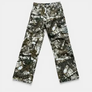 Camo‎ Cargo Pants Womens Small Camouflage Utility Pants Military Streetwear Y2K thumbnail 2