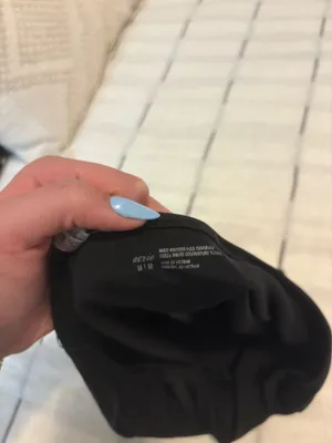 Aerie Bikini Bottoms High-Waisted Black thumbnail 3