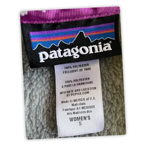 Patagonia Womens size Small Re-Tool Polartec Fleece‎ Full Zip Vest Gray thumbnail 3