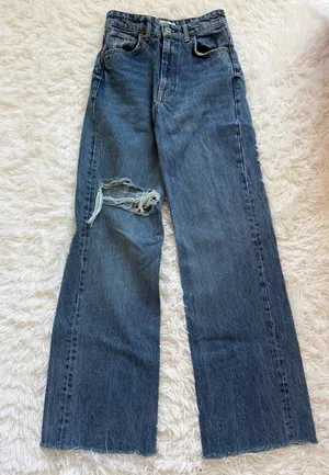 Zara wide leg jeans thumbnail 1