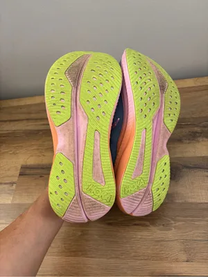 Hoka Mach 6 Athletic Running Shoes Pink Light Blue Women’s thumbnail 5