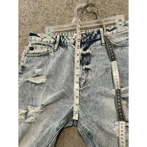 KanCan Stone Wash High Rise‎ Distressed Raw Hem Denim Jeans Size 11/29 thumbnail 3