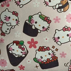 New Loungefly Hello Kitty Sushi Rolls Graphic Vegan Leather Mini Backpack thumbnail 10