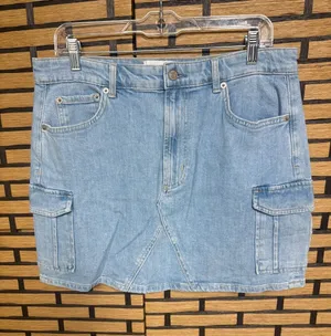 Rails Jean Cargo Mini Skirt Size 31 thumbnail 1